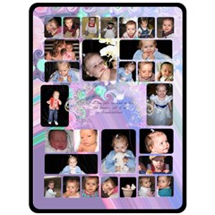 Flowers And Stripes Grandchildren Xl Blanket