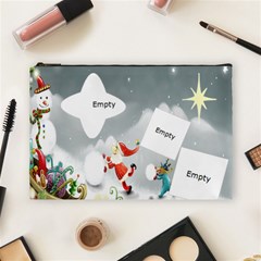 sleigh back ground cosmetic bag (Large)