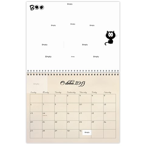 2013 Calendar Main By Odessa Oct 2013
