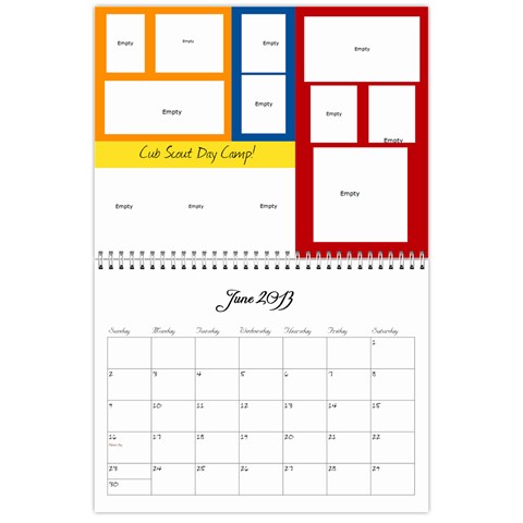 2013 Calendar Main By Odessa Jun 2013