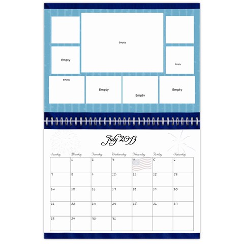 2013 Calendar Main By Odessa Jul 2013