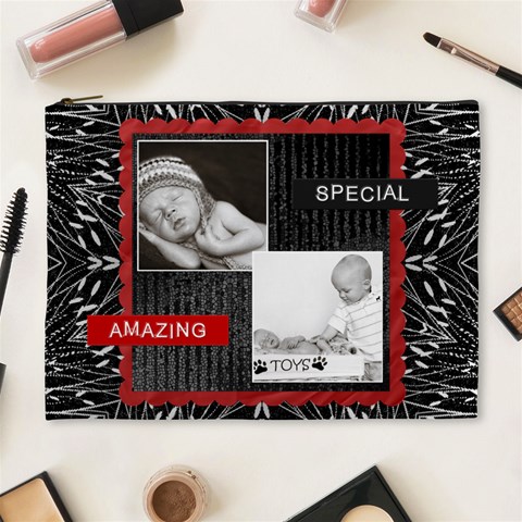 Very Special Xl Cosmetic Bag By Lil Front