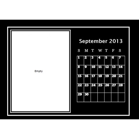 2013 Desktop Dalendar By Megan Elliott Sep 2013