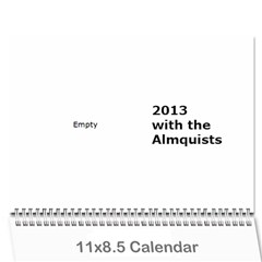 Christmas Calendar - Wall Calendar 11  x 8.5  (12-Months)