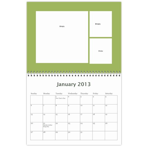Christmas Calendar By Katie Almquist Jan 2013