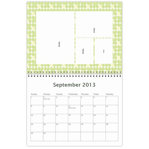 Christmas Calendar By Katie Almquist Sep 2013