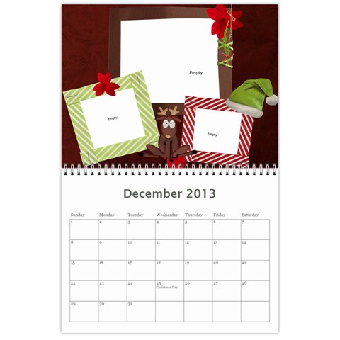 2013 Calendar By Jennifer Dec 2013
