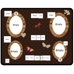 Family Medium Fleece Blanket - 60  x 50  Fleece Blanket (Medium)