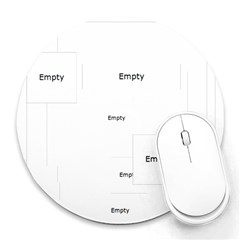 love - Collage Round Mousepad love - Collage Round Mousepad