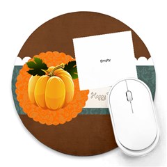 halloween - Collage Round Mousepad halloween - Collage Round Mousepad