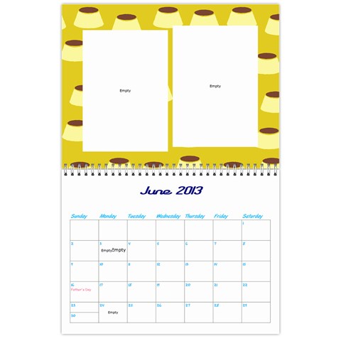 Calendar By Lisa Jun 2013