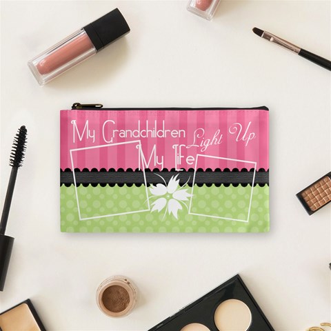 My Grandchildren Light Up My Life Small Cosmetic By Digitalkeepsakes Front