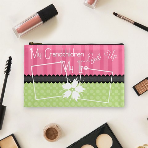 My Grandchildren Light Up My Life Medium Cosmetic By Digitalkeepsakes Front
