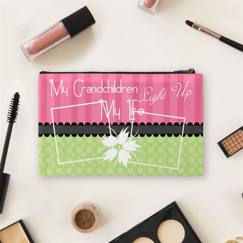 My Grandchildren Light Up My Life Medium Cosmetic By Digitalkeepsakes Back
