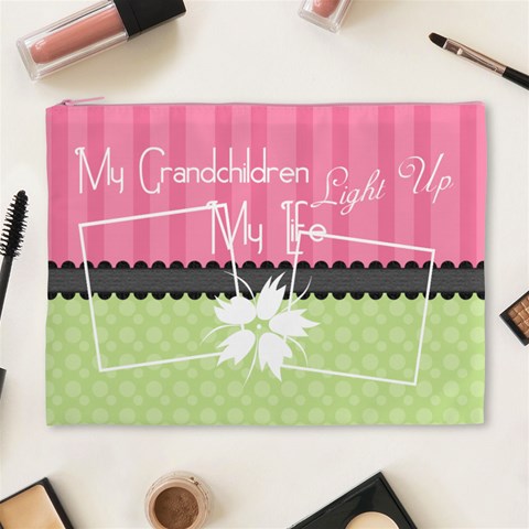 My Grandchildren Light Up My Life Xl Cosmetic By Digitalkeepsakes Front