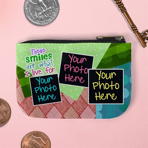 These Smiles Are What I Live For Coin Purse By Digitalkeepsakes Back