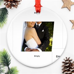 wedding - Round Ornament (Two Sides)