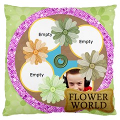 flower kids - Large Cushion Case (One Side)