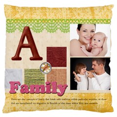 flower kids - Large Cushion Case (Two Sides)