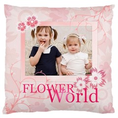 flower kids - Large Cushion Case (One Side) flower kids - Large Cushion Case (One Side)