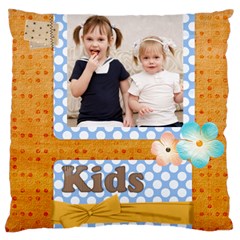 flower kids - Large Cushion Case (Two Sides) flower kids - Large Cushion Case (Two Sides)