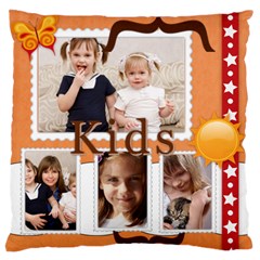 flower kids - Large Cushion Case (Two Sides) flower kids - Large Cushion Case (Two Sides)