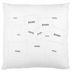 Argyle Flower - Large Cushion Case (One Side)