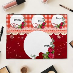 red cosmetic bag (XL)