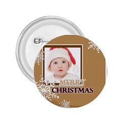 merry christmas - 2.25  Button