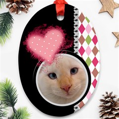 Love - Oval ornament 2 sides - Oval Ornament (Two Sides) Love - Oval ornament 2 sides - Oval Ornament (Two Sides)