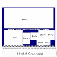 DineshCalendar 2013-14 12mths - Wall Calendar 11  x 8.5  (12-Months)