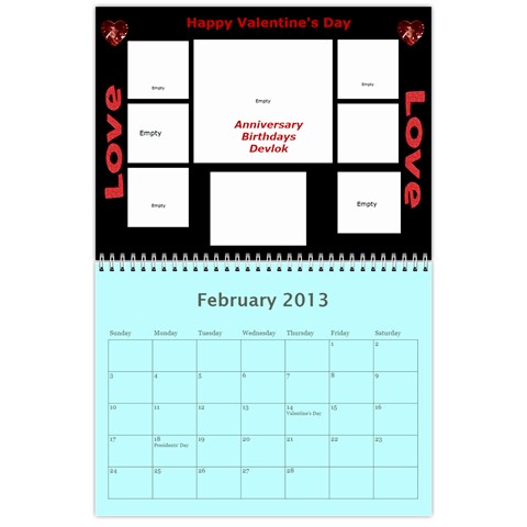 Dineshcalendar 2013 Feb 2013