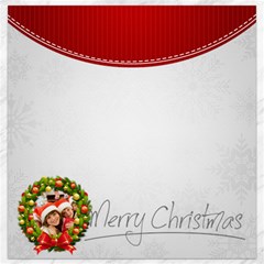 merry christmas - Canvas 12  x 12 