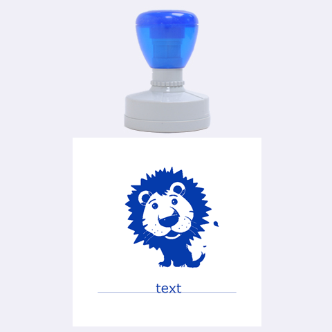 Lion By Divad Brown 1.875 x1.875  Stamp