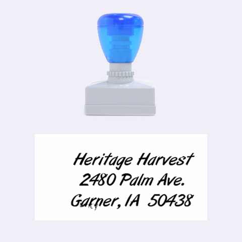 Heritage Harvest Stamp By Kathy Rayhons 1.34 x0.71  Stamp