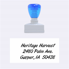 HERITAGE HARVEST STAMP - Rubber Stamp (Medium)