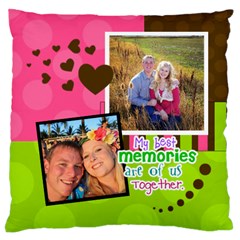 My Best Memories - Cushion Case - Large Cushion Case (One Side) My Best Memories - Cushion Case - Large Cushion Case (One Side)