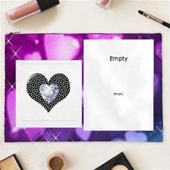 Purple Heart background cosmetic bag (XXL) Purple Heart background cosmetic bag (XXL)