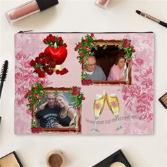 Love in pink Cosmetic bag (XL)