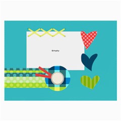 Playful Hearts - Large Glasses Cloth (2 Sides)