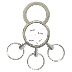 333 - 3-Ring Key Chain