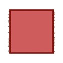 square stars frame dark red