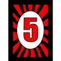 5 red