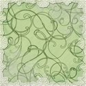 swirl lace lit green