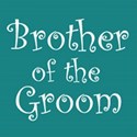 cufflink teal brother groom