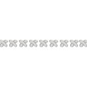 crossed stitch row