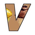 sticker V