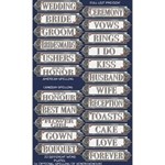 Wedding Metal Word Plates Wedding Metal Word Plates