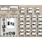 Birthday Badges Birthday Badges