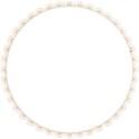 beige lace circle